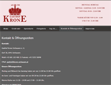 Tablet Screenshot of krone-umhausen.at